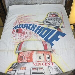 VTG 1979 Disney Towel The Black Hole Movie Sci Fi Franco Terry Cloth Jo Franco